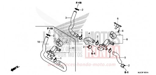 VALVOLA DI CONTROLLO INIEZIONE ARIA CBR650FAG di 2016